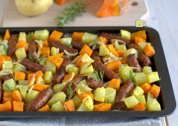 salsiccia zucca e patate