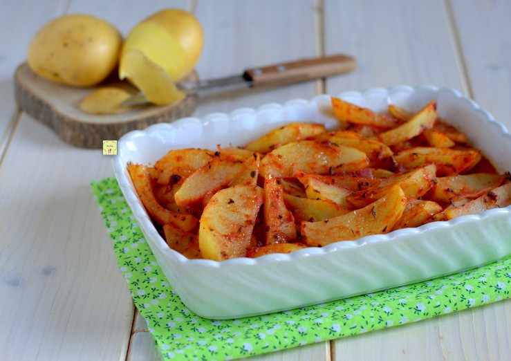 patate al forno al pomodoro