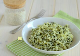 risotto agli spinaci