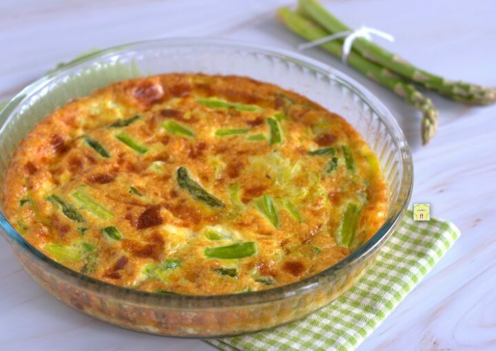 frittata di asparagi al forno