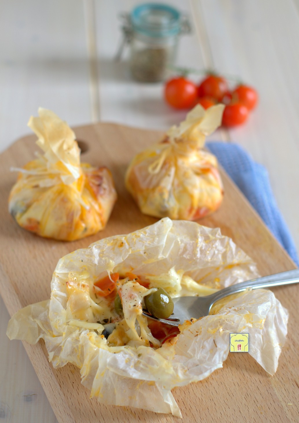 scamorza al cartoccio alla mediterranea gp