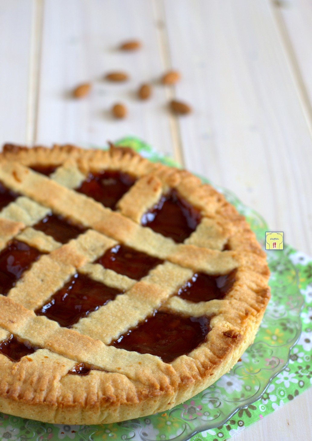 crostata frolla alle mandorle e marmellata gp