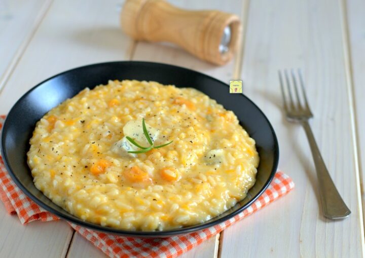 risotto zucca e gorgonzola