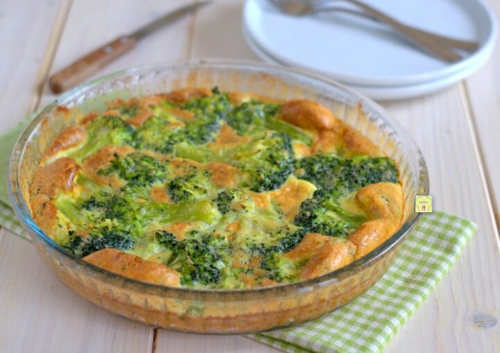 frittata di broccoli al forno