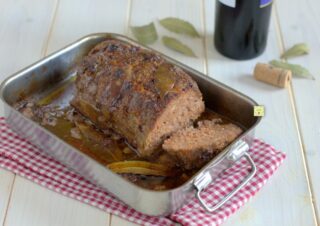 polpettone al vino rosso