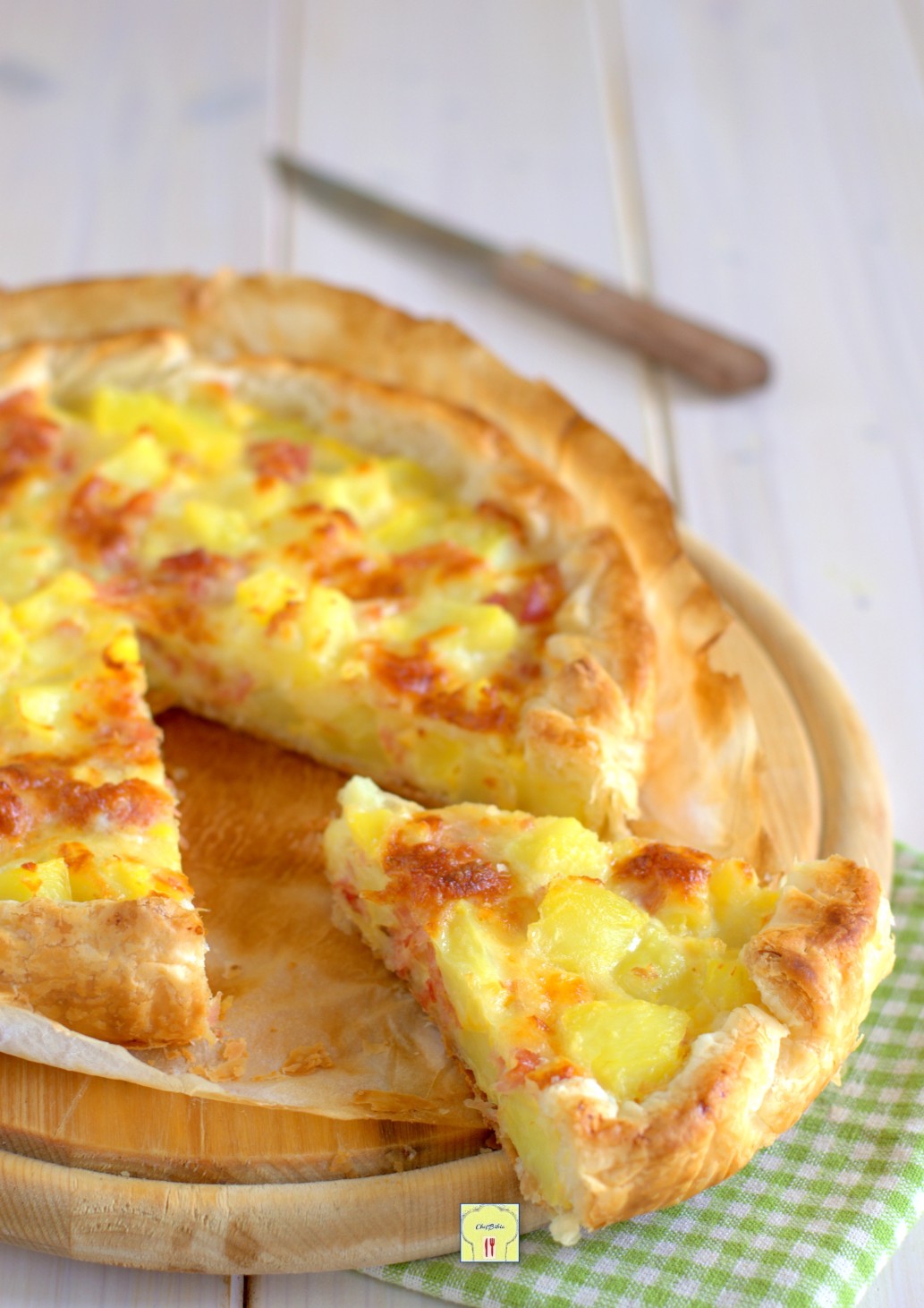 Sfogliata patate prosciutto e mozzarella gustosa torta salata irresistibile