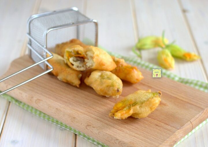 fiori di zucca fritti alla romana