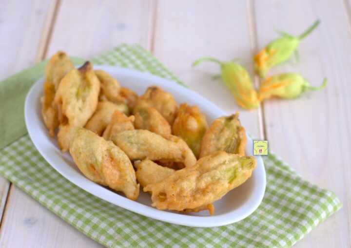 fiori di zucca in pastella