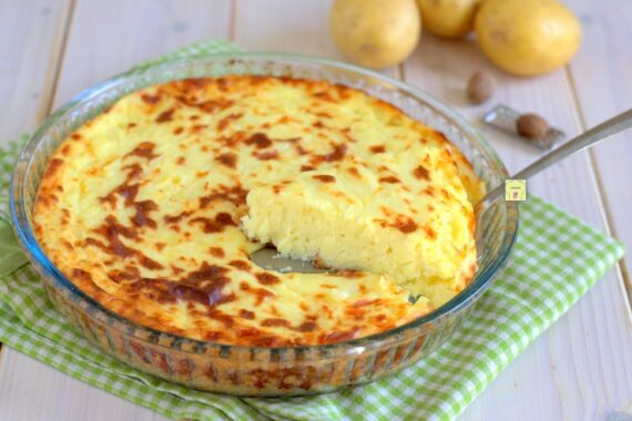 Torta di patate alla mozzarella