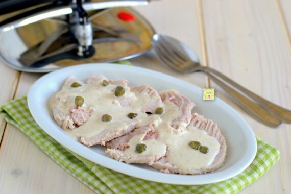 Vitello tonnato in pentola a pressione