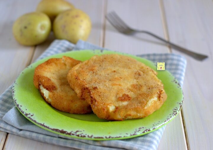cotolette di patate e ricotta