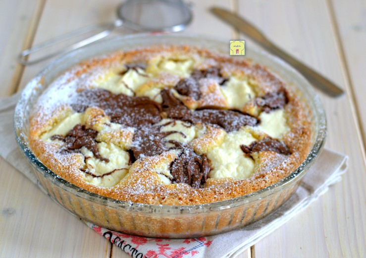 crostata di frolla morbida nutella e ricotta