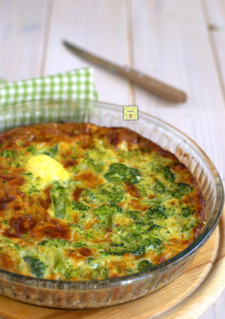 Tortino di Uova e Broccoli gustoso piatto a base di verdure facile