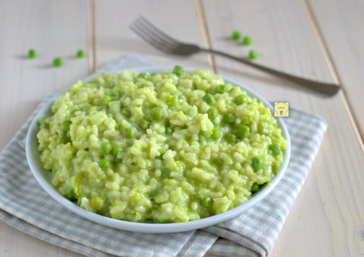 risotto coi piselli cremoso