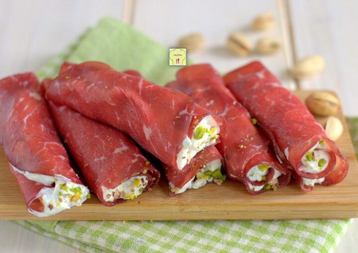 involtini di bresaola al pistacchio