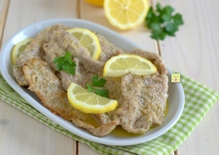 Piccata di Vitello al Limone gustoso secondo piatto facile e sfizioso