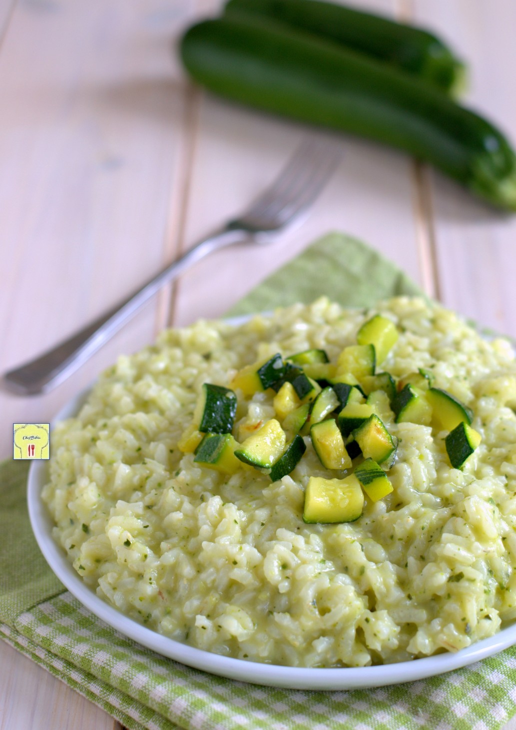 Risotto con crema di Zucchine sfizioso primo piatto irresistibile