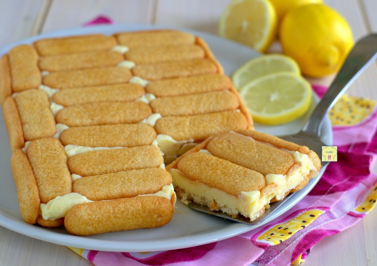 torta di pavesini al limone