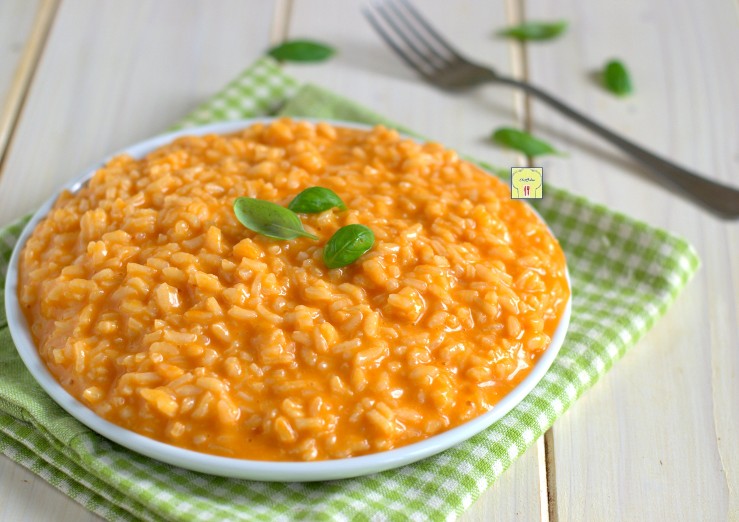risotto al concentrato di pomodoro