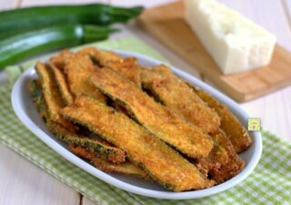 fettine di zucchine al pecorino