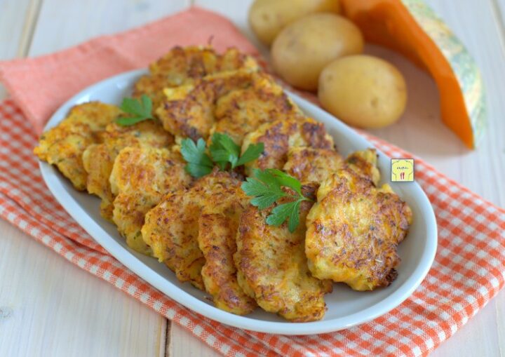 rosti di zucca e patate