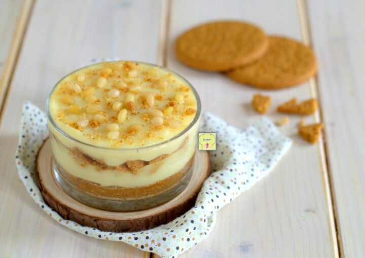 torta della nonna al bicchiere