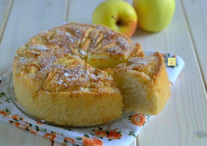 torta di mele all’acqua