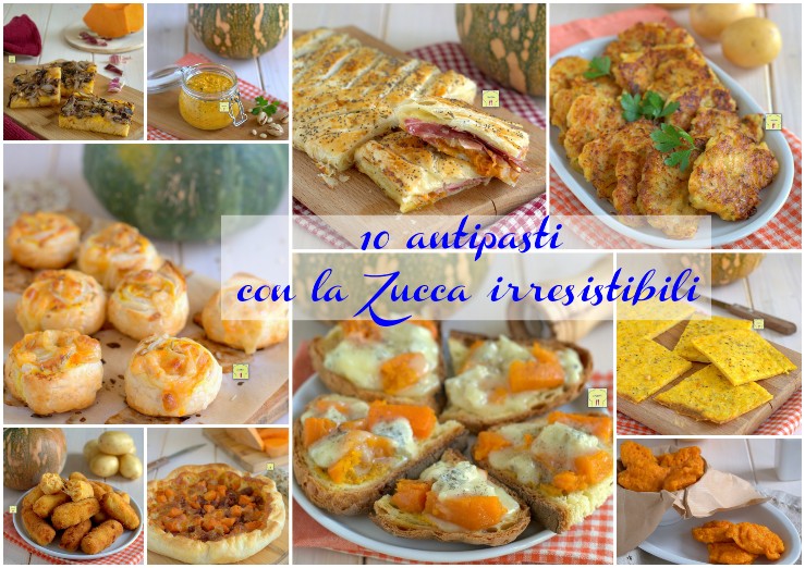 10 antipasti con la zucca irresistibili