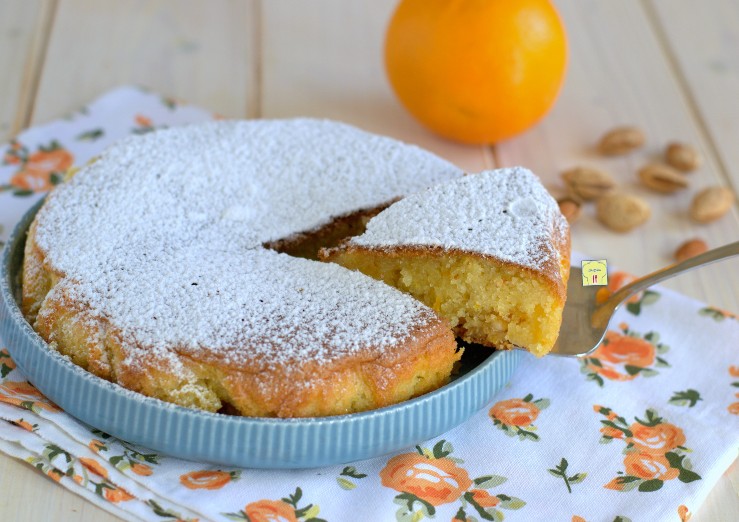 torta caprese all arancia