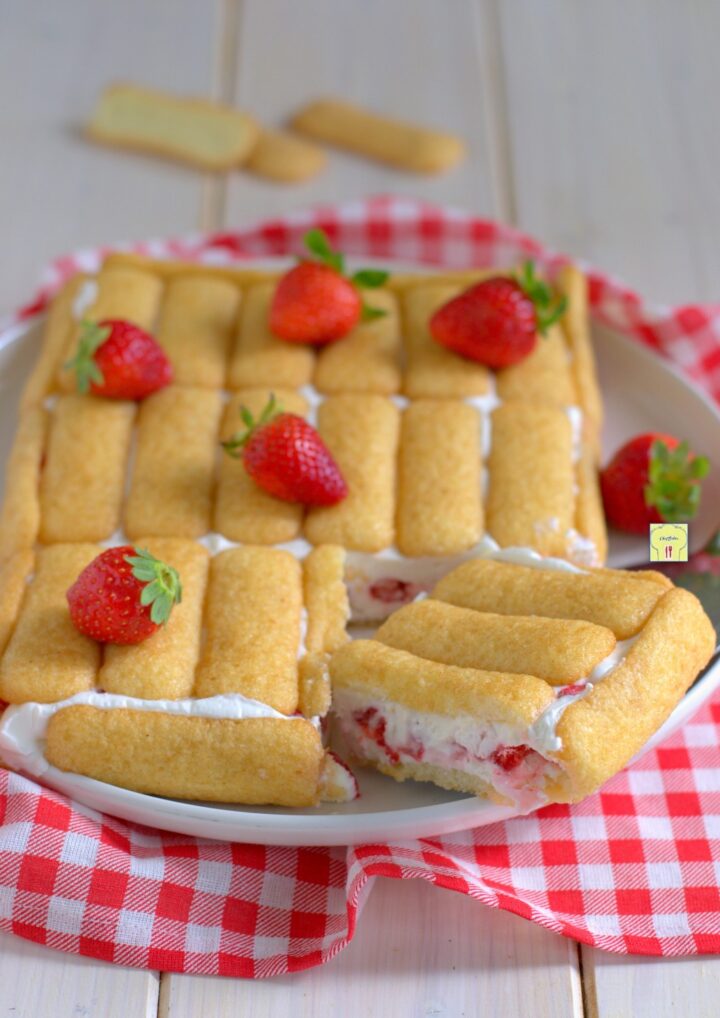 torta di pavesini alle fragole gp