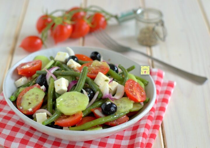 insalata di fagiolini alla greca