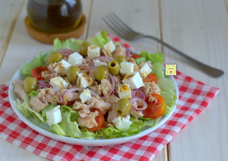 insalata di tonno e feta