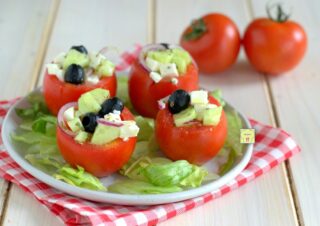 pomodori ripieni alla greca