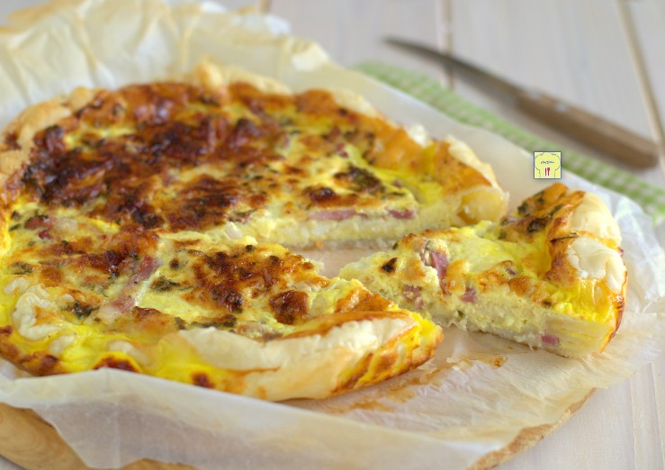 sfogliata mozzarella e speck