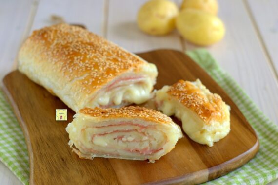 Rotolo di patate in crosta
