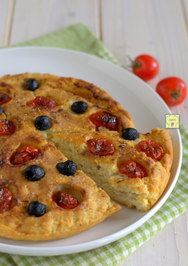 focaccia veloce in friggitrice ad aria gp