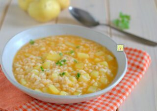 minestra di riso e patate