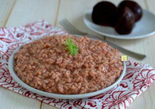 risotto alla barbabietola rossa