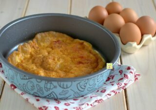 frittata in friggitrice ad aria