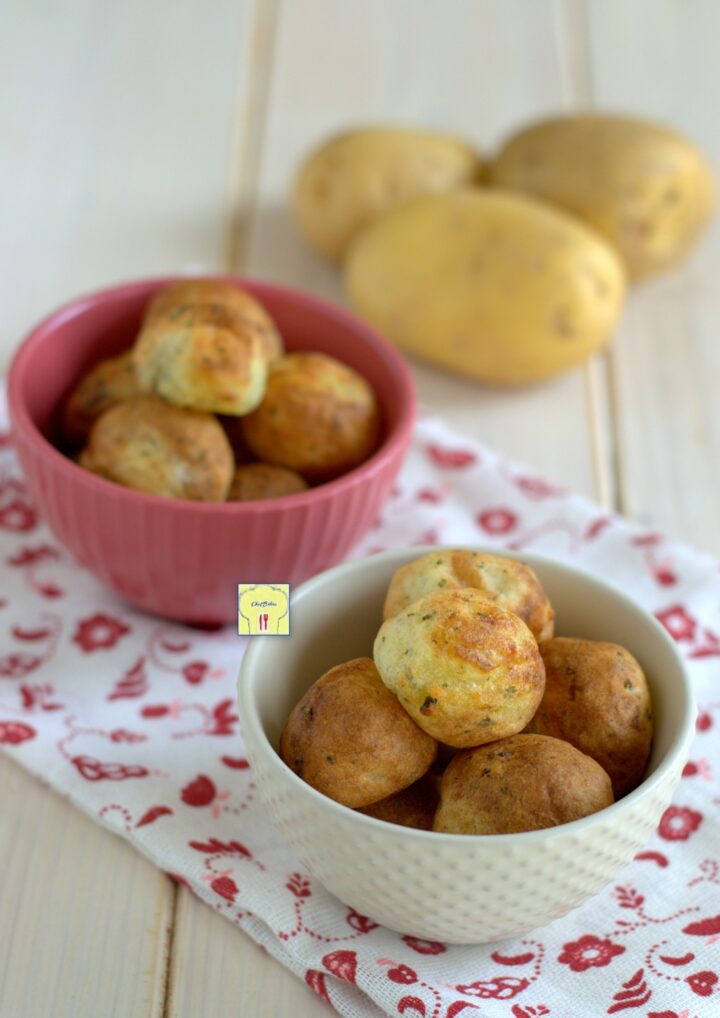 palline di patate in friggitrice ad aria gp