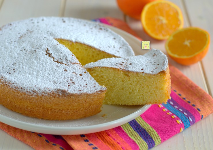 torta all’arancia in friggitrice ad aria