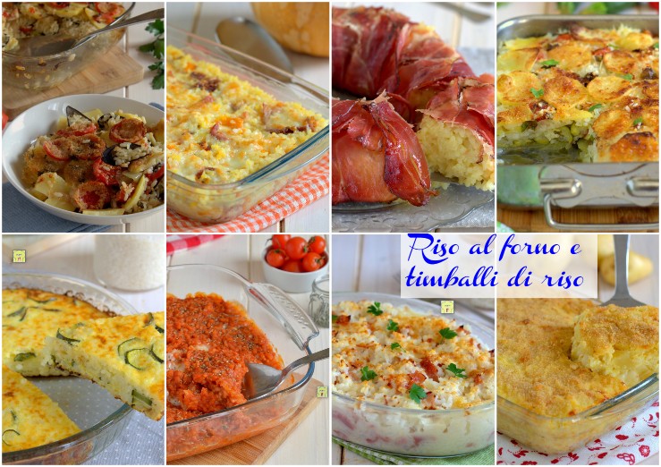 Riso al forno e timballi di riso