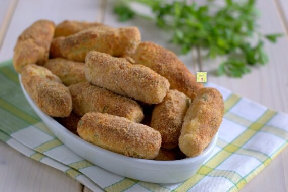 Crocchette di patate in friggitrice ad aria