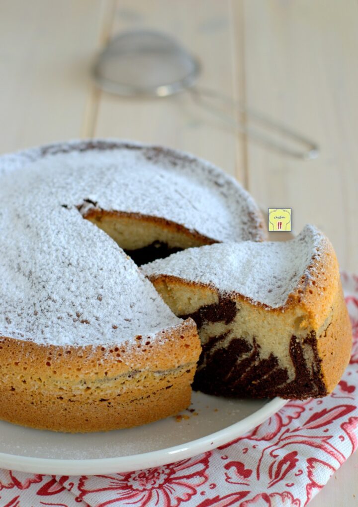 torta bicolore in friggitrice ad aria gp