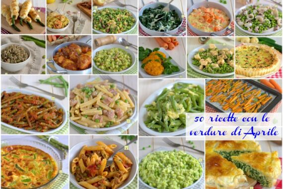 50 ricette con le verdure di Aprile