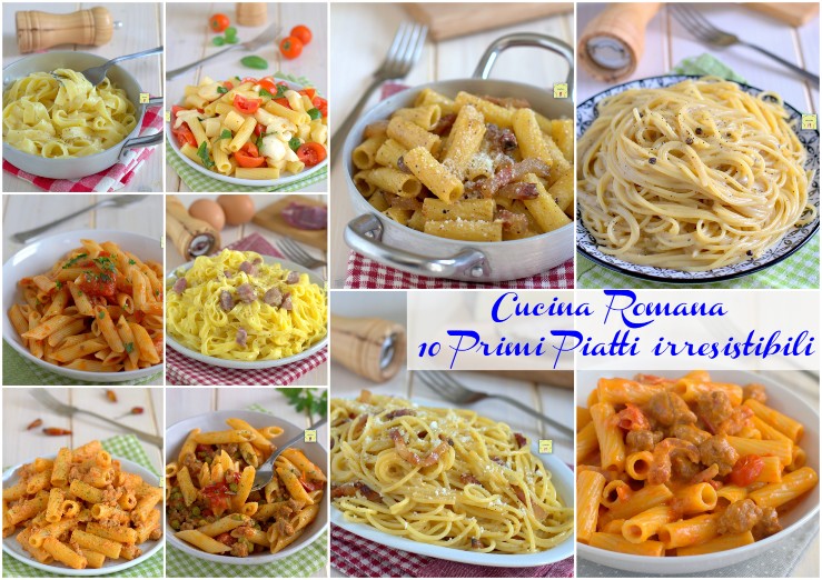 Cucina Romana 10 Primi Piatti irresistibili