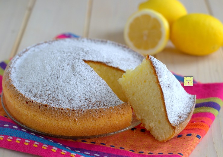 torta al limone in friggitrice ad aria