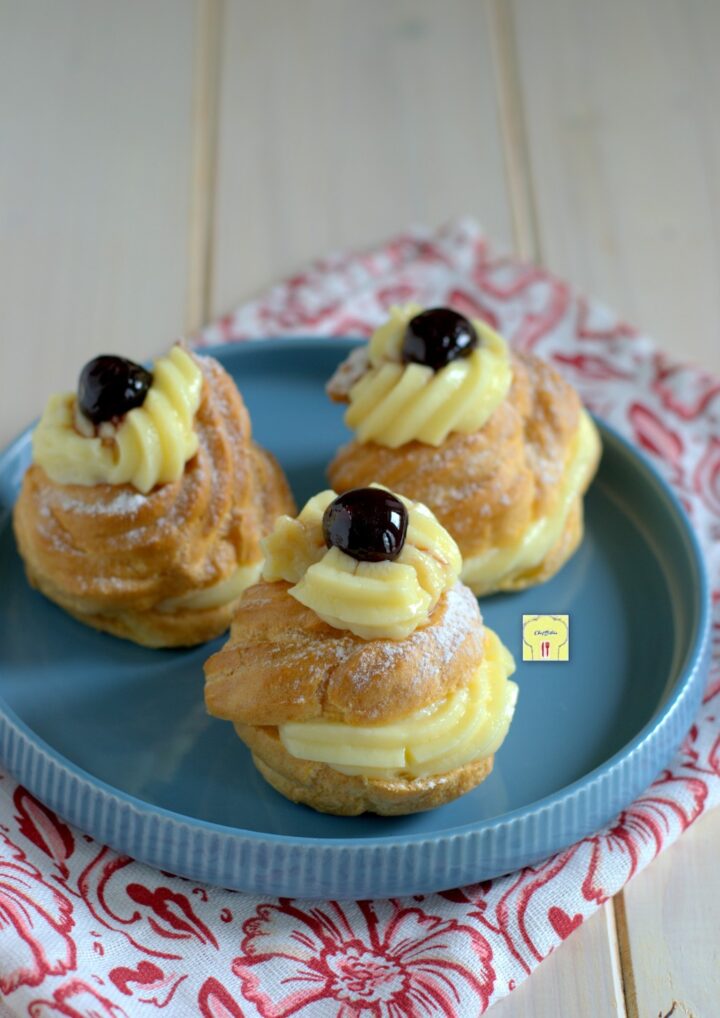 Zeppole In Friggitrice Ad Aria Deliziosi Dolci Tipici Della Festa Del Papà