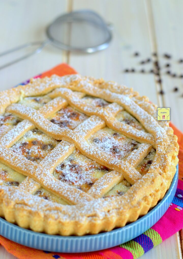 crostata ricotta e cioccolato in friggitrice ad aria gp