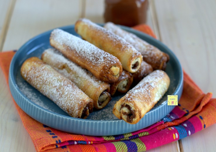 french toast roll up in friggitrice ad aria